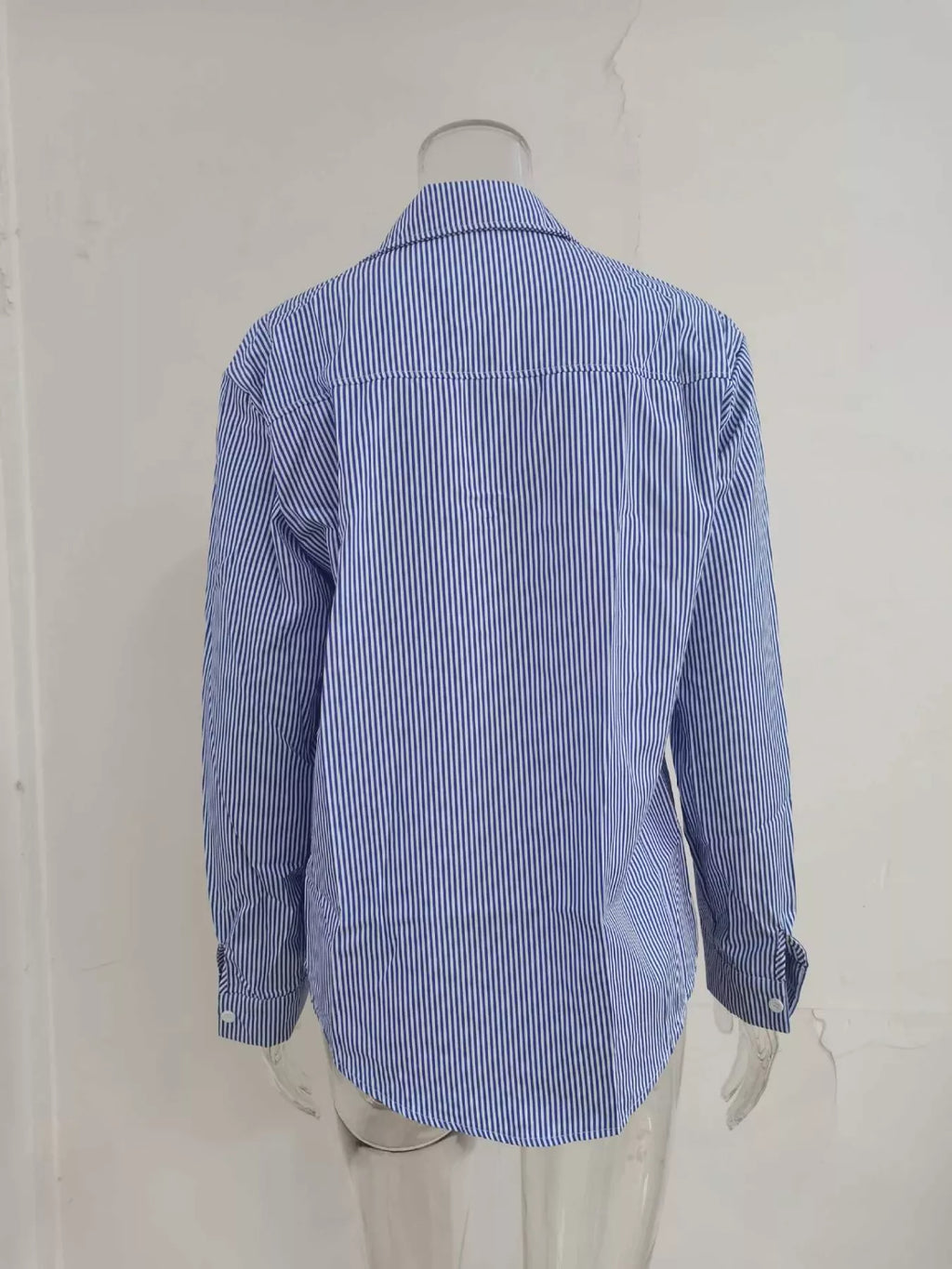 Striped Button-Down Relaxed Fit Shirt