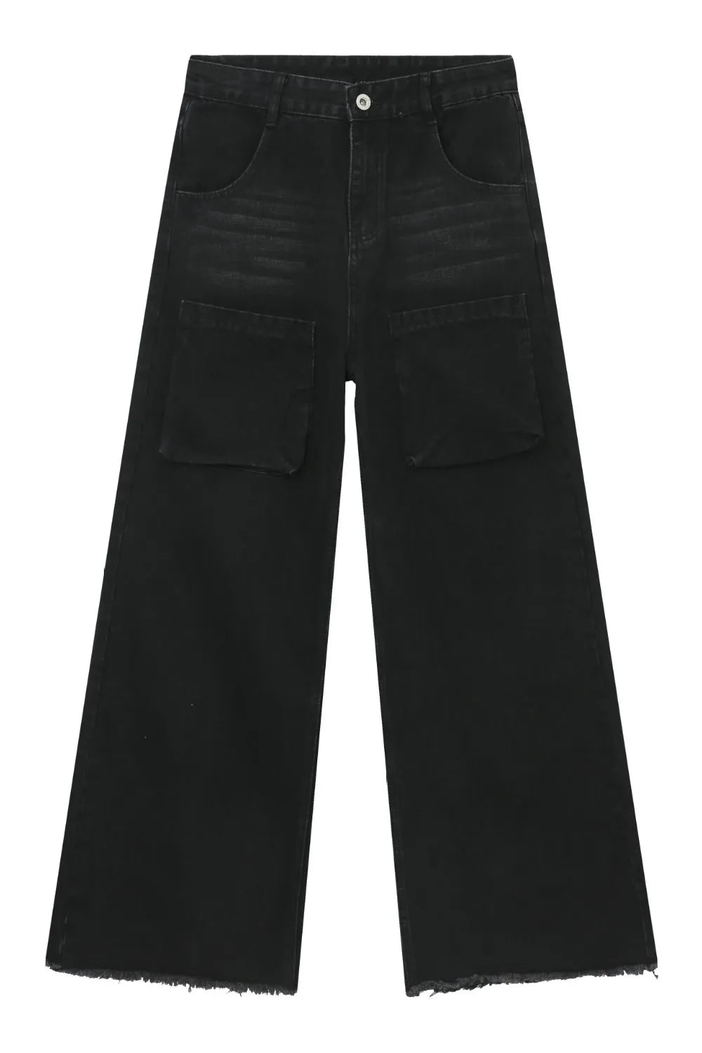 Men's Wide Leg Jeans with Pockets