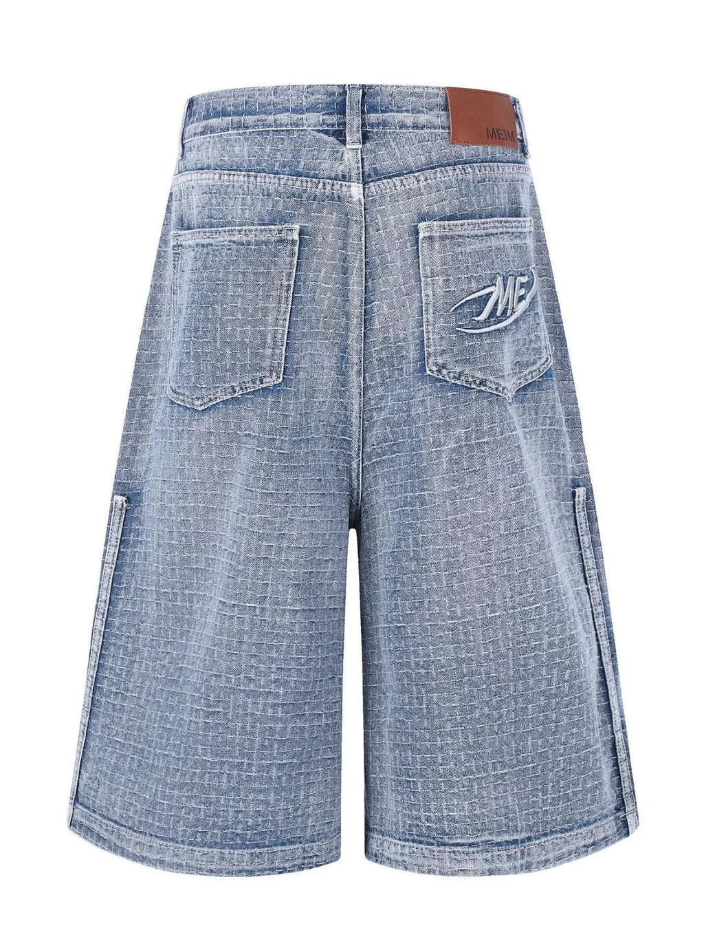 Men's Wide Leg Denim Capris