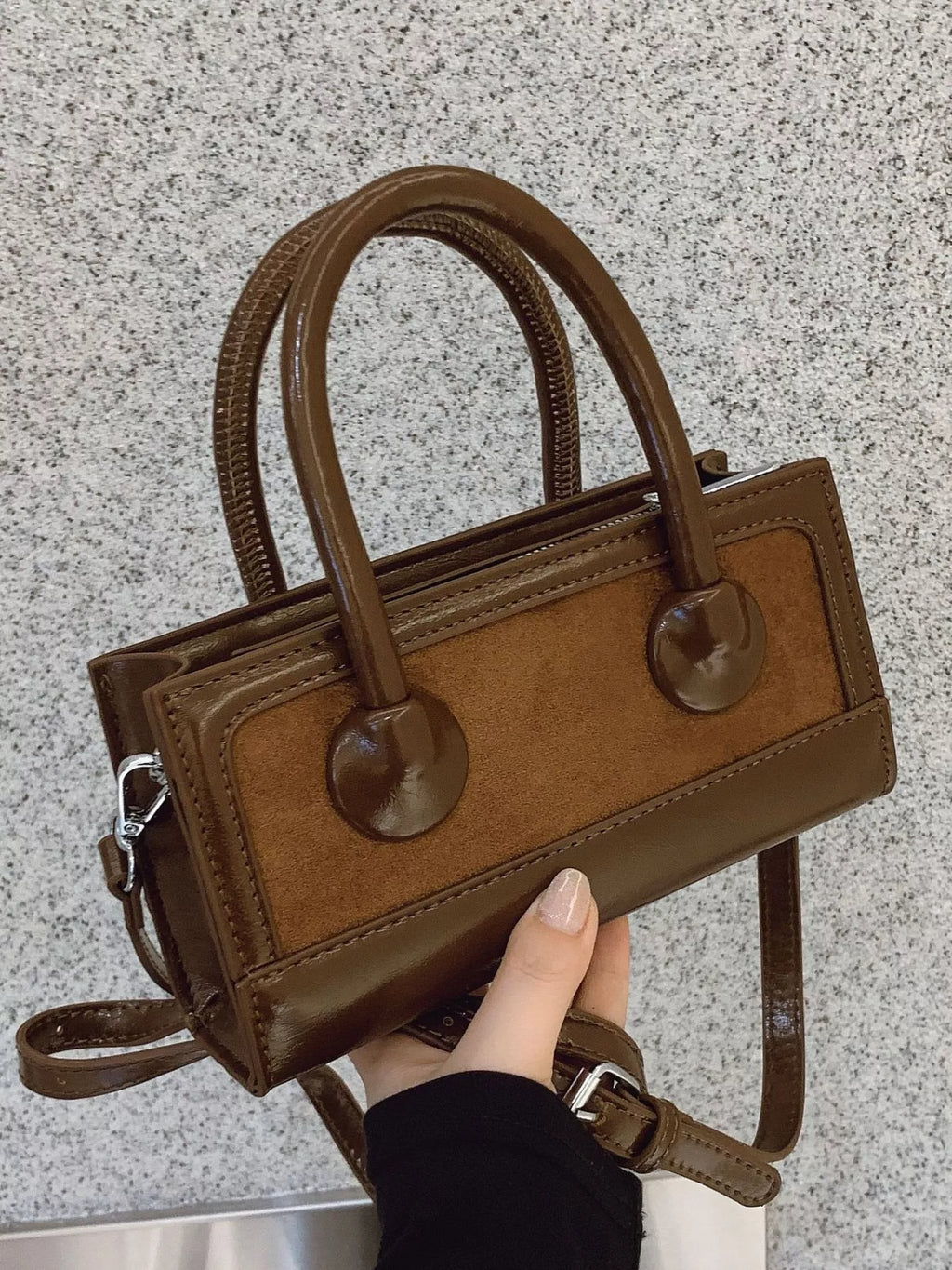 Top Handle Crossbody Bag