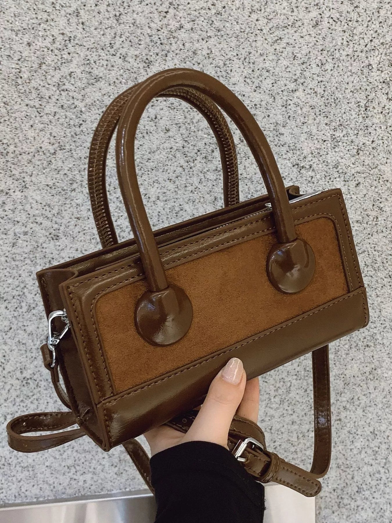 Top Handle Crossbody Bag
