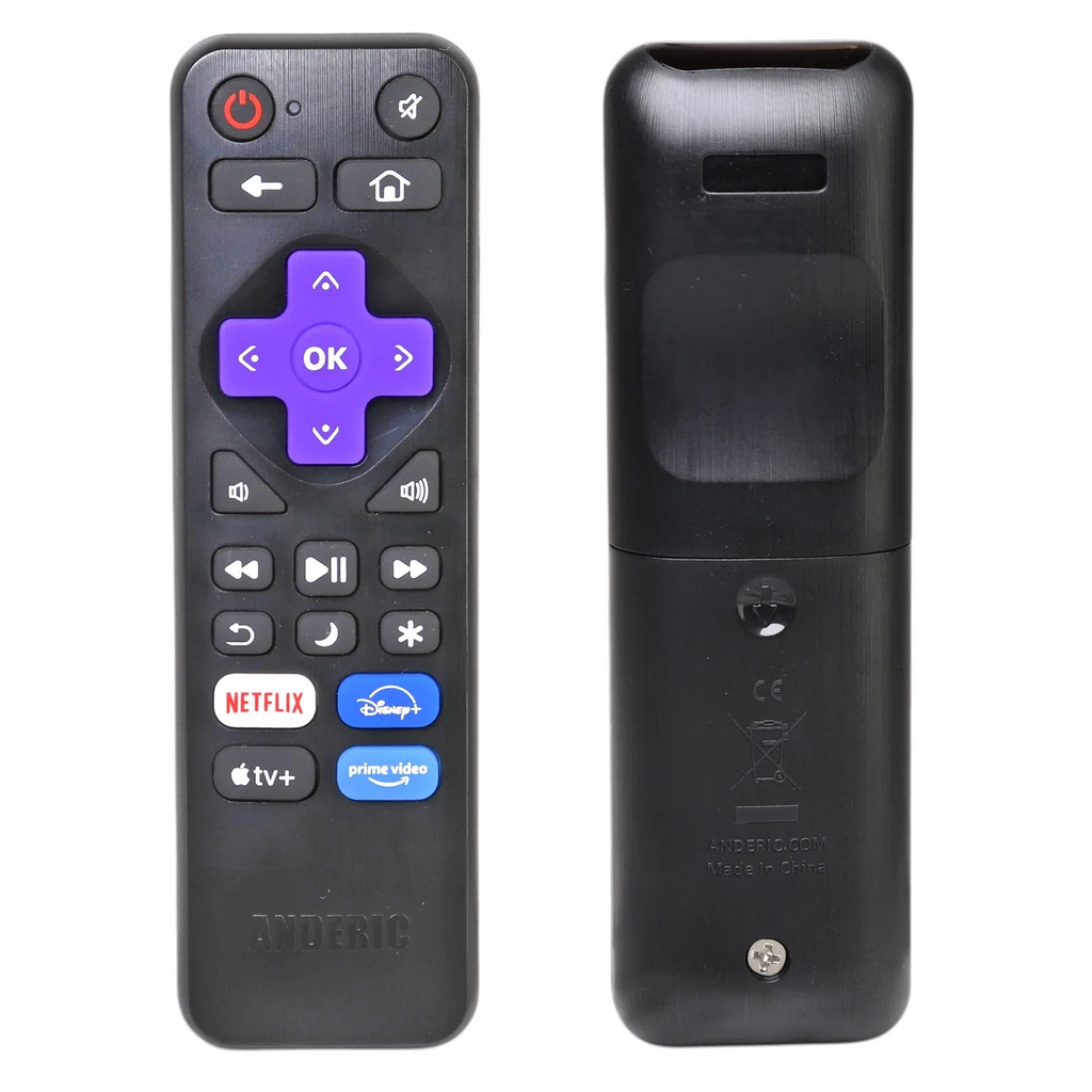 Anderic RRST01.26 Universal for all Roku Players and TV's with Learning | Replaces RC-ALIR, RC-CHIR, RC280, Ultra, Express, and more