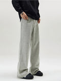 Men's Full Size Washed Wide Leg Pants Plus Size