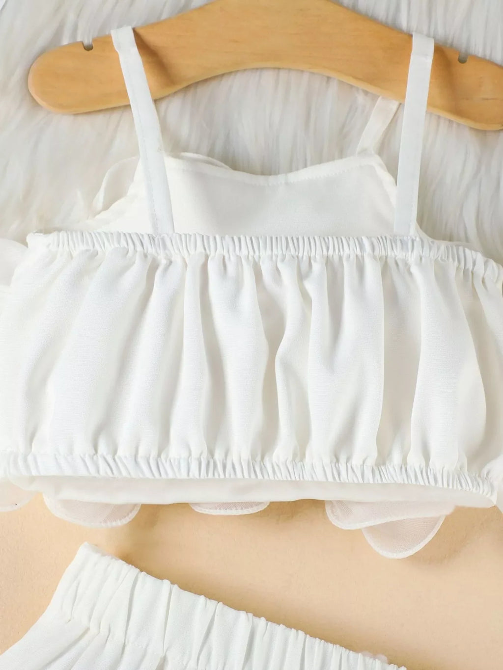 Children's Ruffled Trim Cami Top & Skirt Set