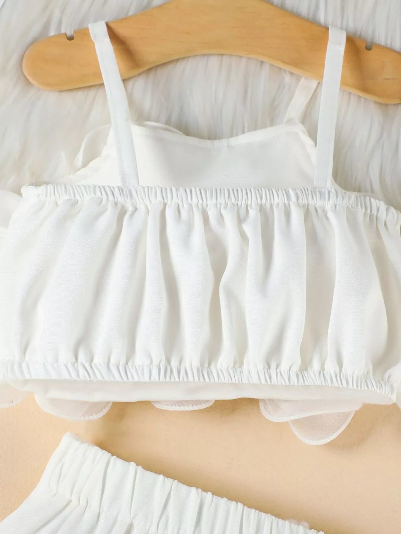 Children's Ruffled Trim Cami Top & Skirt Set
