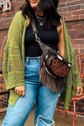 Chunky Knit Open Front Cardigan
