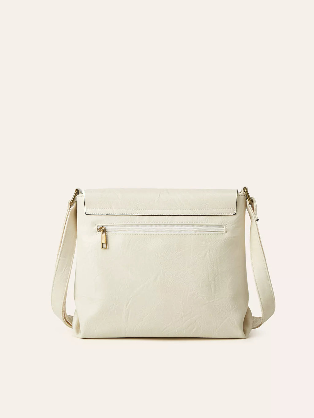 Vintage Buckle Flap Crossbody Bag