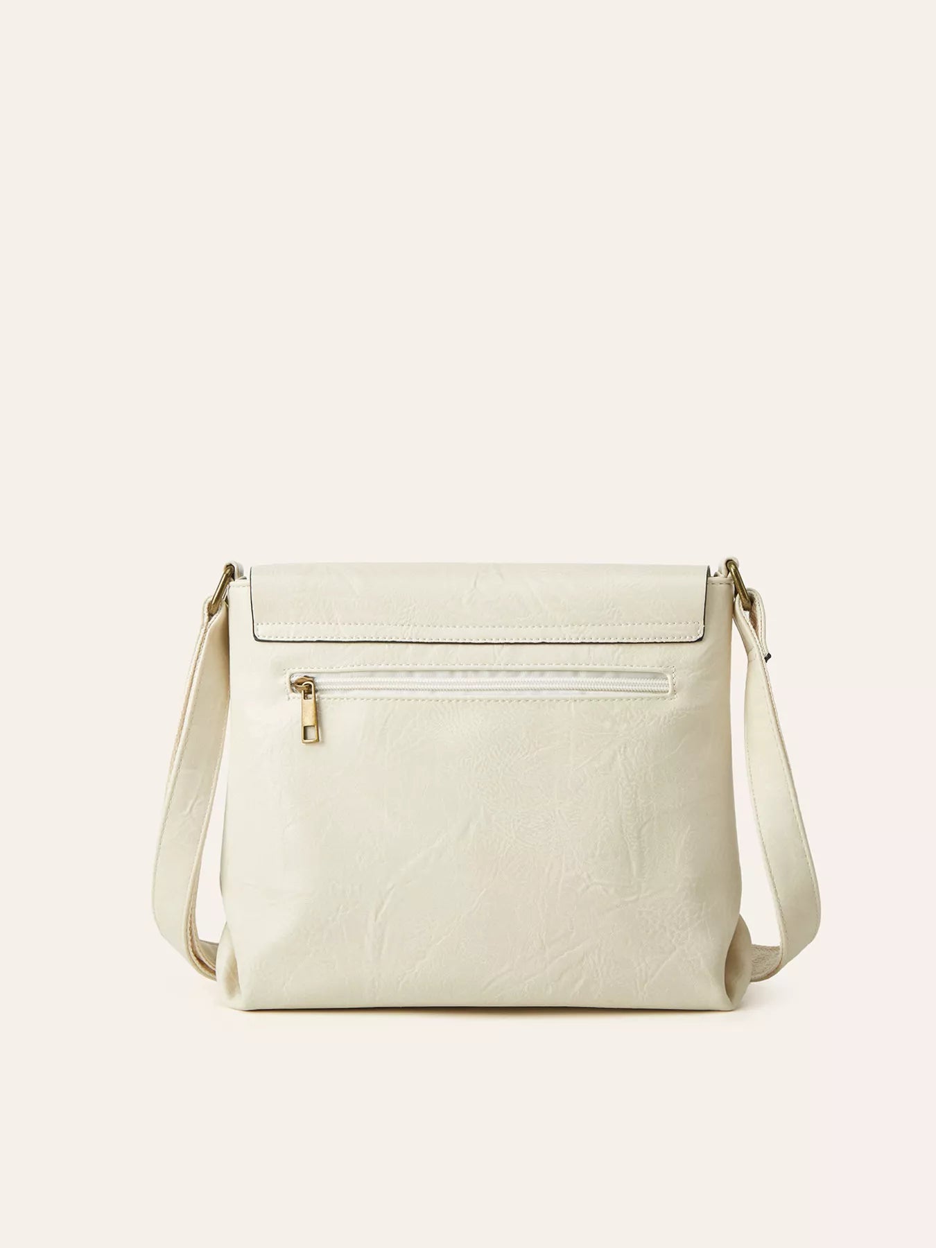 Vintage Buckle Flap Crossbody Bag