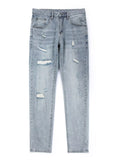 Men's Distressed Slim Fit Jeans