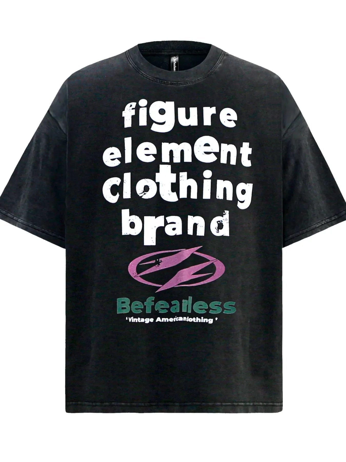 Men's Letter Graphic Round Neck T-Shirt