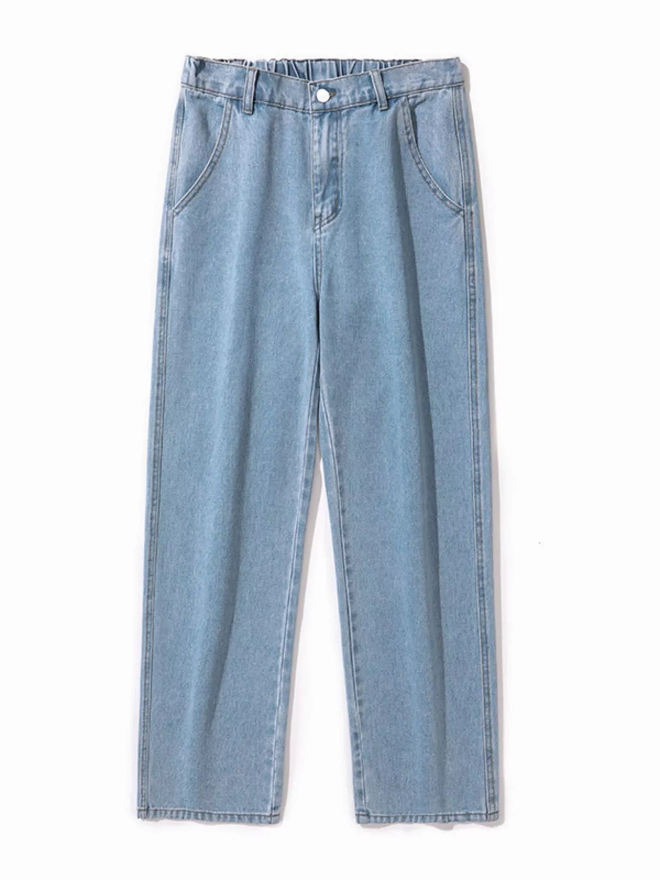 Men's Full Size Pocketed Relaxed Fit Jeans Plus Size