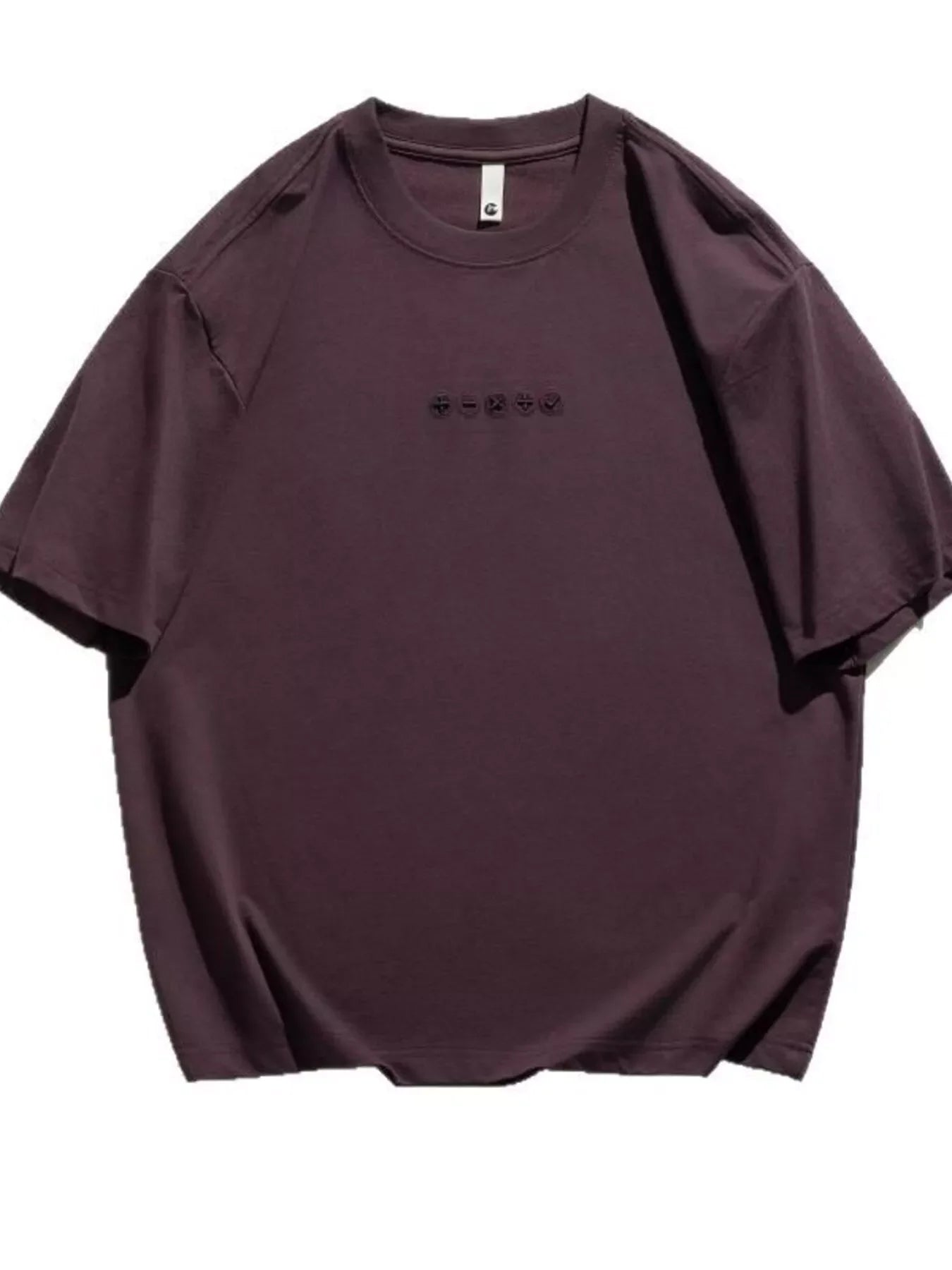 Men's Plus Size Round Neck Relaxed Fit T-Shirt