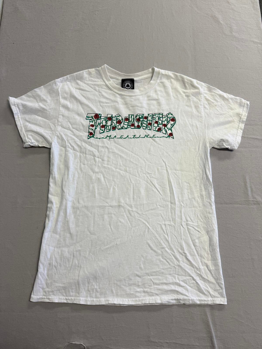 Thrasher Skateboard Magazine T-shirt Roses & Thorns - M