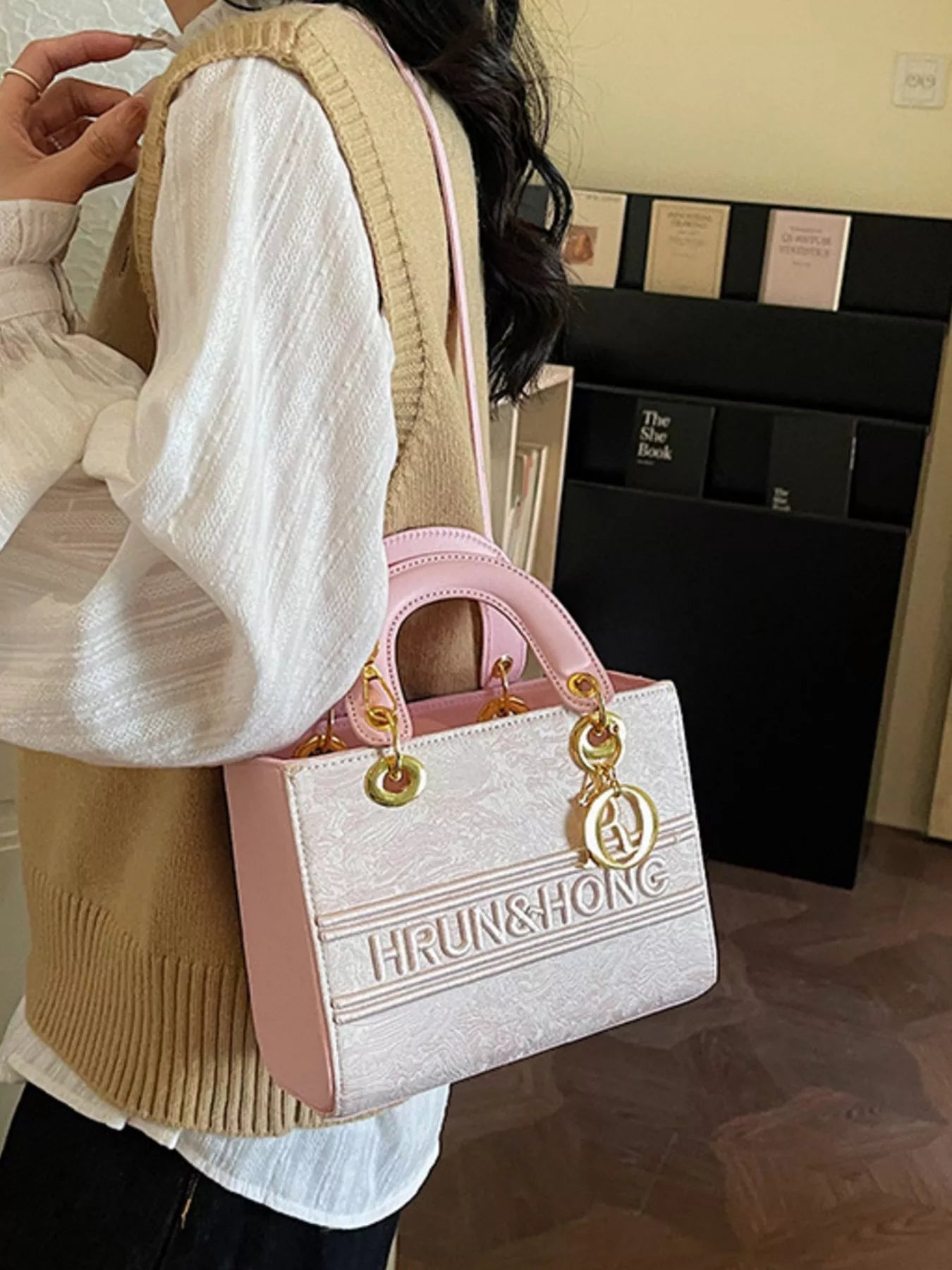 Embroidered Crossbody Bag