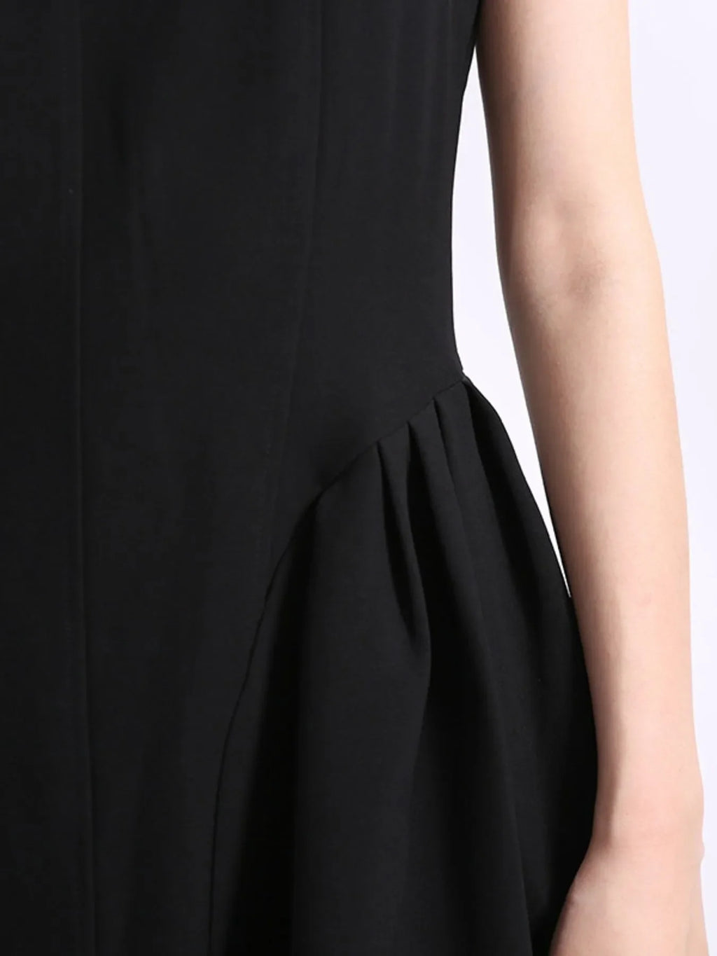 Flower Scoop Neck Sleeveless Dress