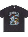 Men's Graphic Round Neck Short Sleeve T-Shirt