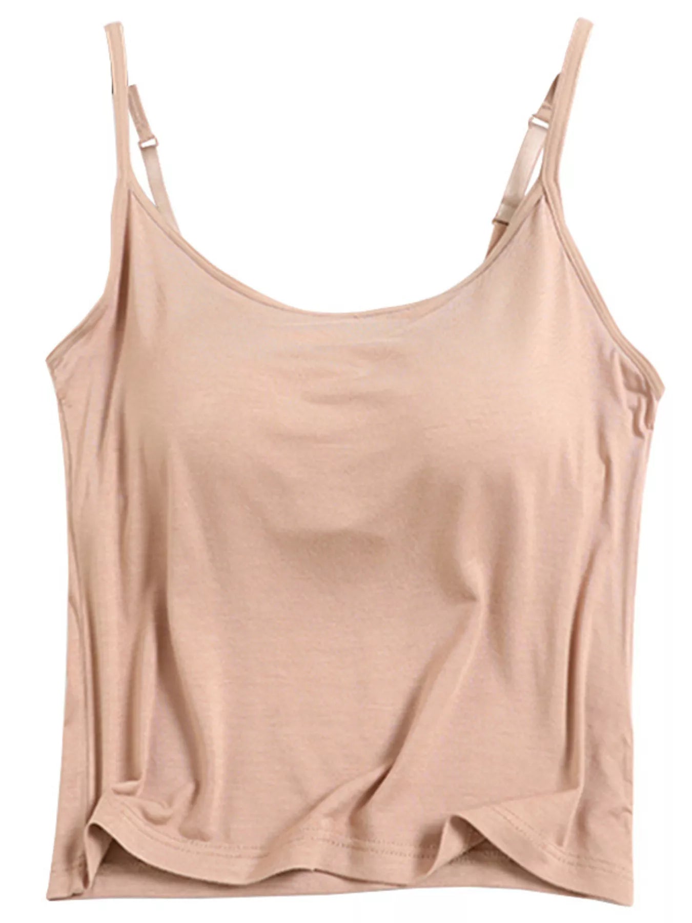 Modal Adjustable Strap Padded Cami and Shorts Set