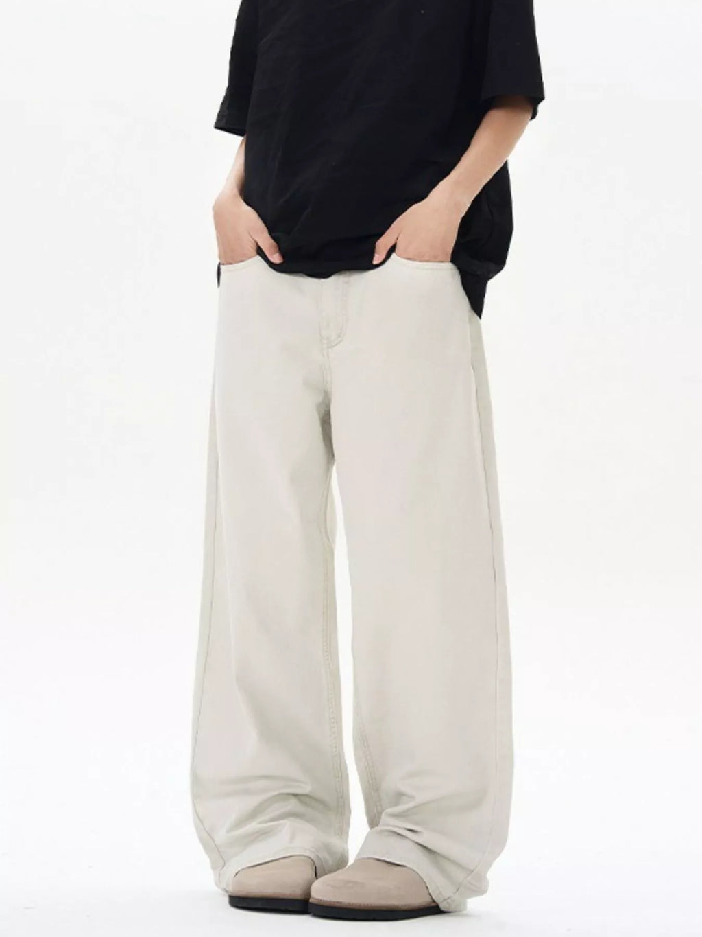 Men's Full Size Wide Leg Jeans Plus Size