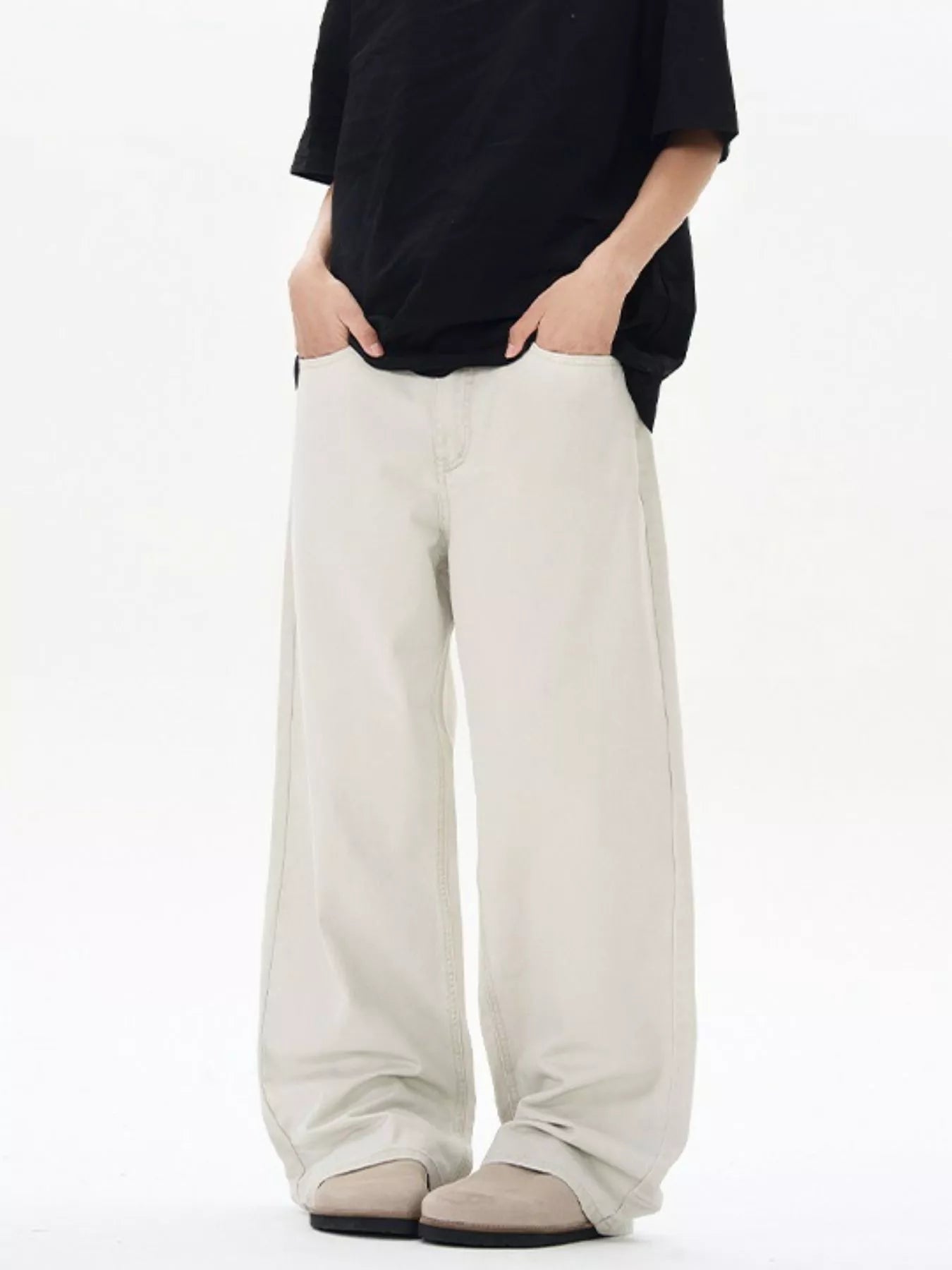 Men's Full Size Wide Leg Jeans Plus Size