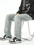 Men's Vintage Wash Loose Fit Jeans