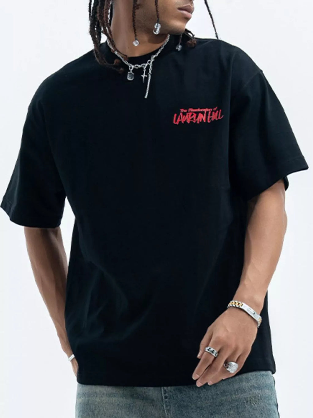 Men's Graphic Round Neck Half Sleeve T-Shirt