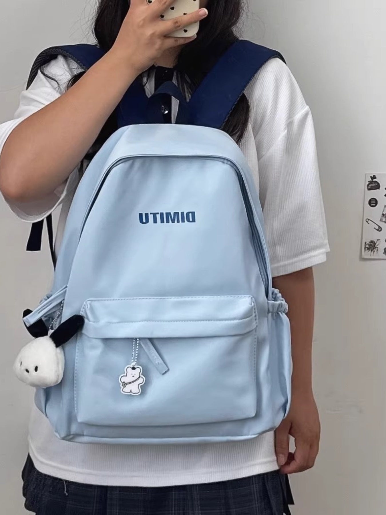 Lightweight Nylon Backpack Bag