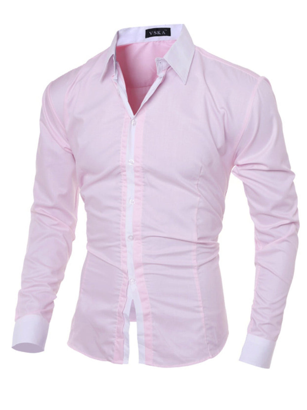 Men's Slim Fit Long Sleeve Shirt