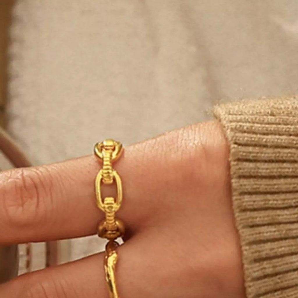 18K Gold-Plated Open Ring