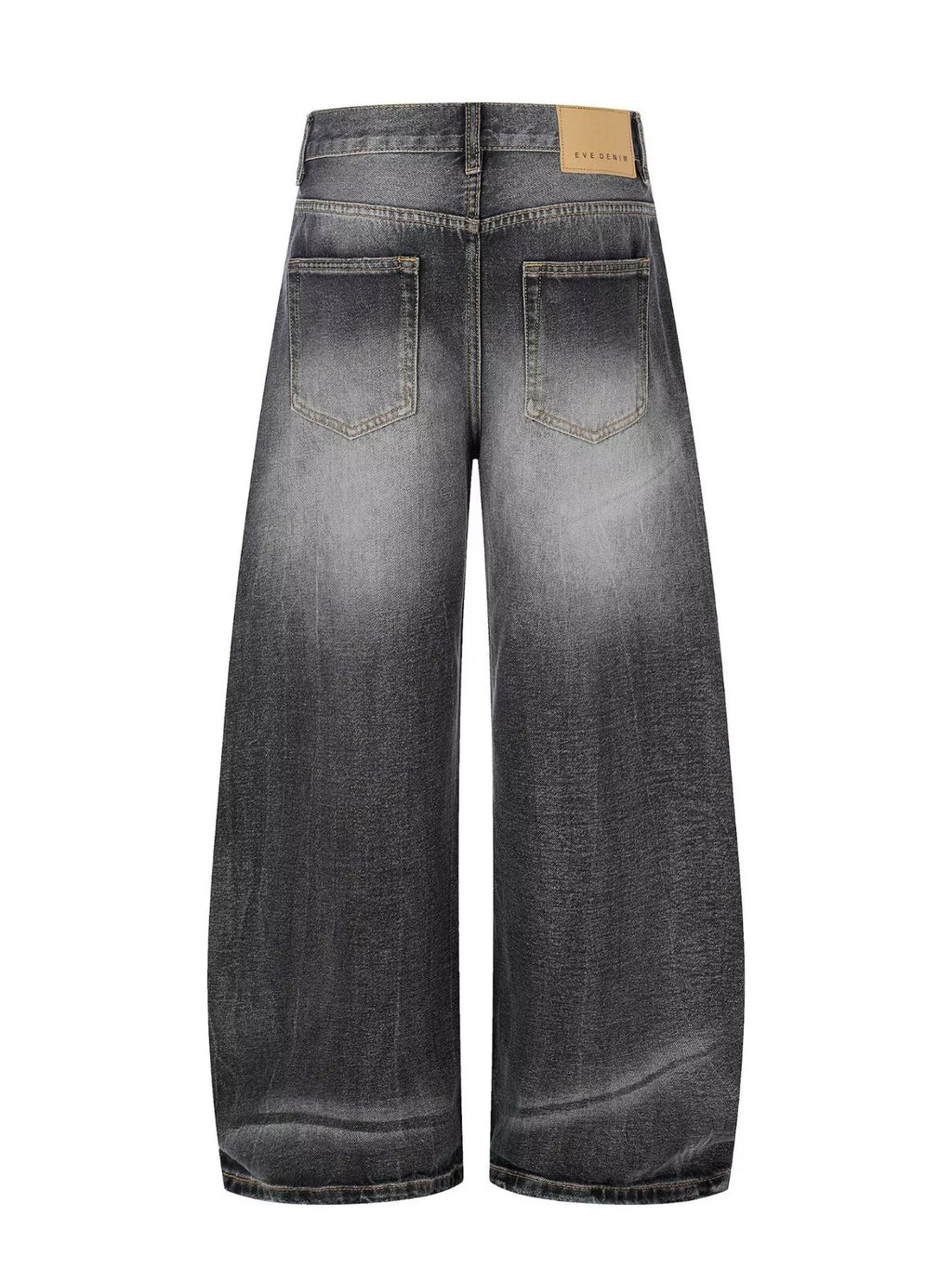 Men's Full Size Distressed Wide-Leg Jeans Plus Size