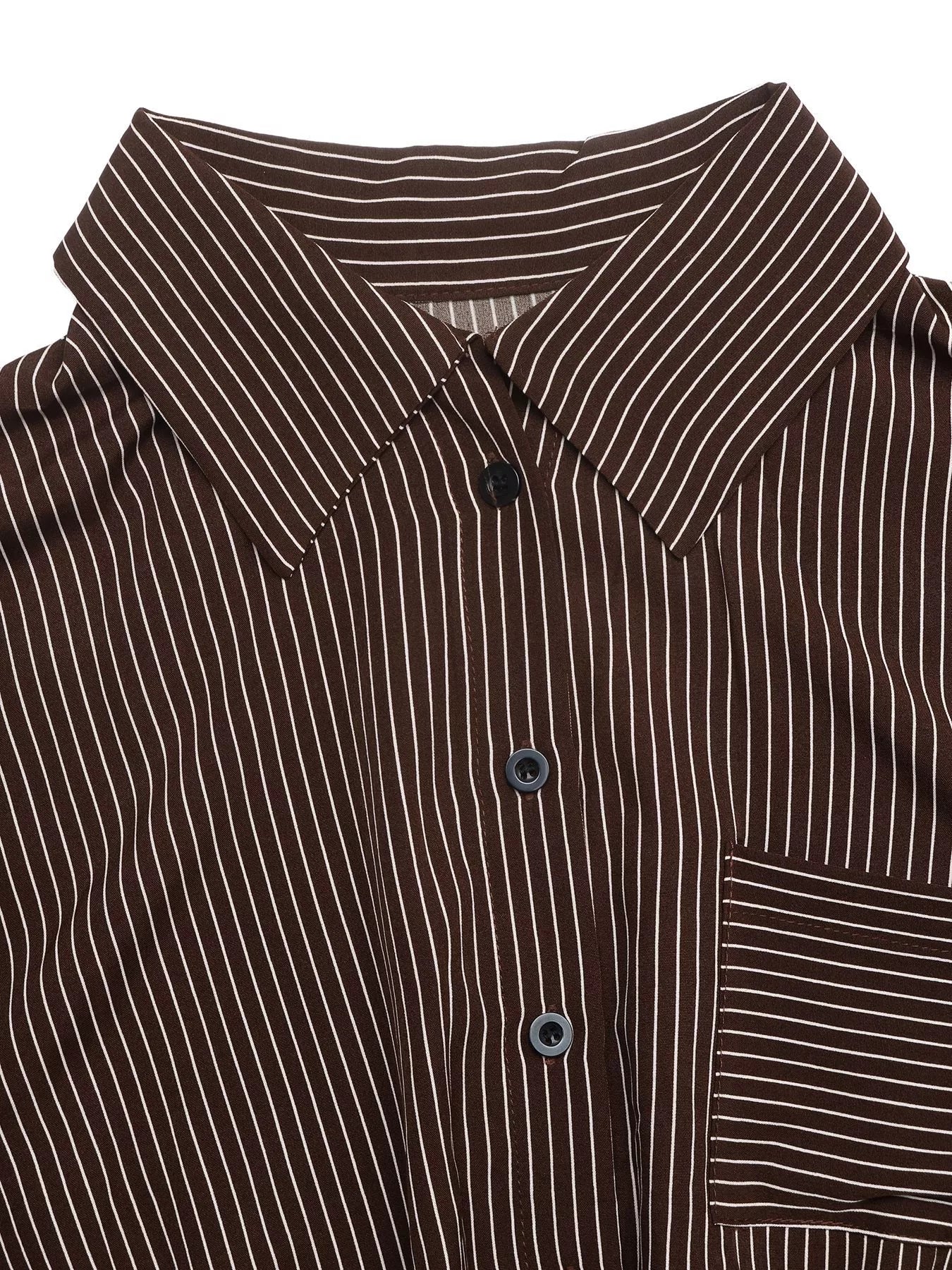 Striped Button-Up Bodysuit