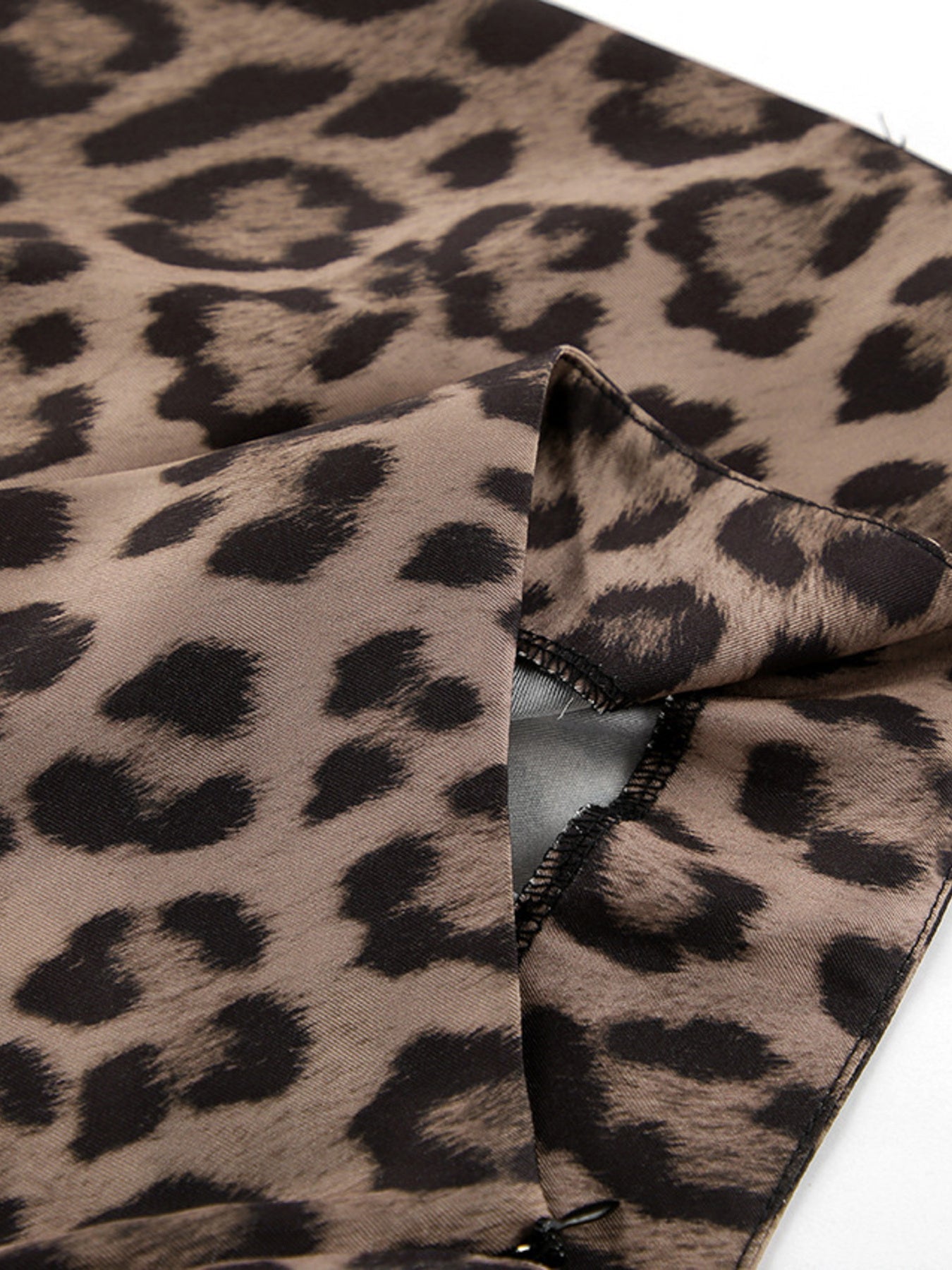 Leopard Print Maxi Skirt