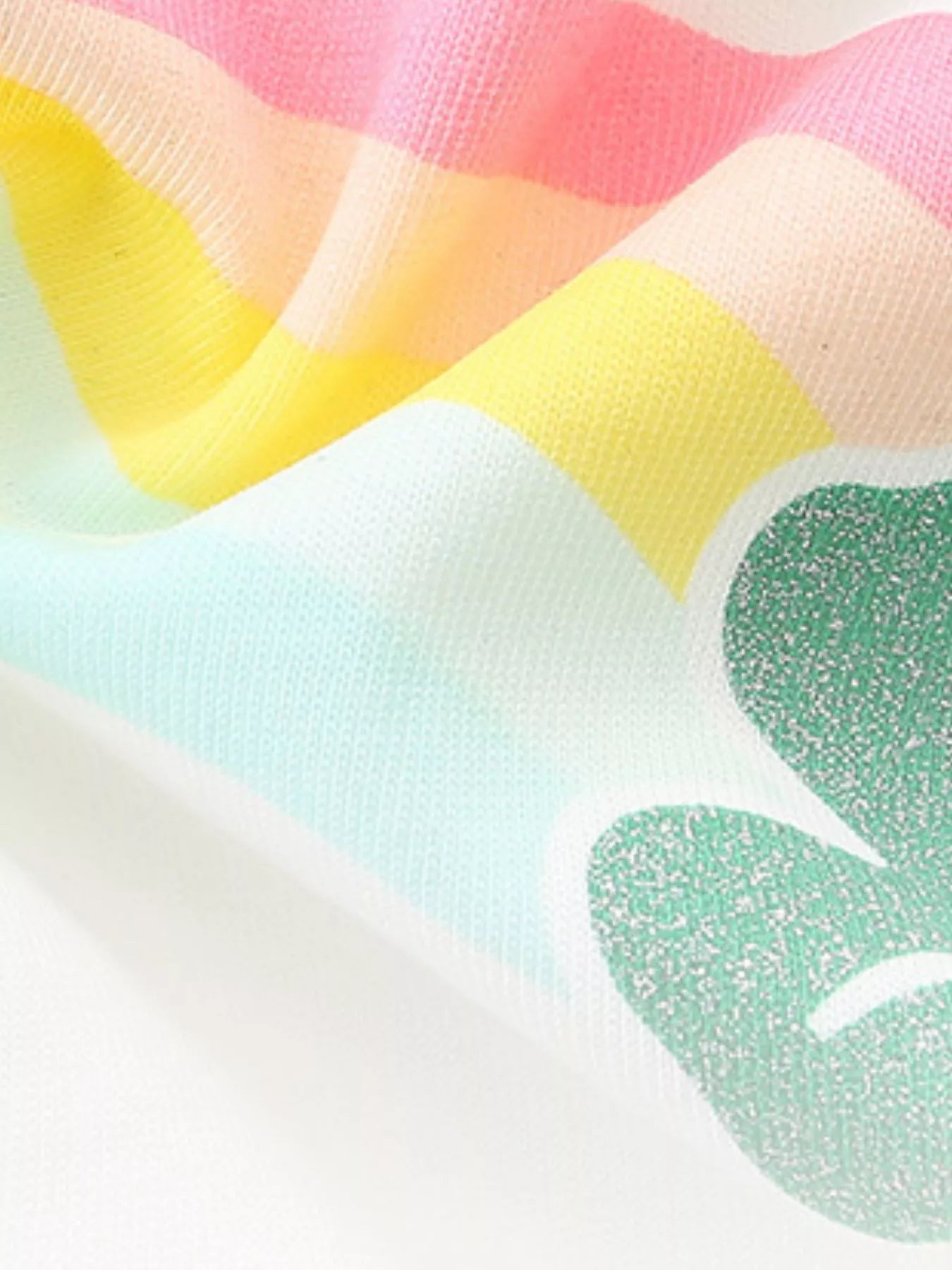 Children's Rainbow Short Sleeve Tulle Dress