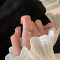 925 Sterling Silver Bypass Ring