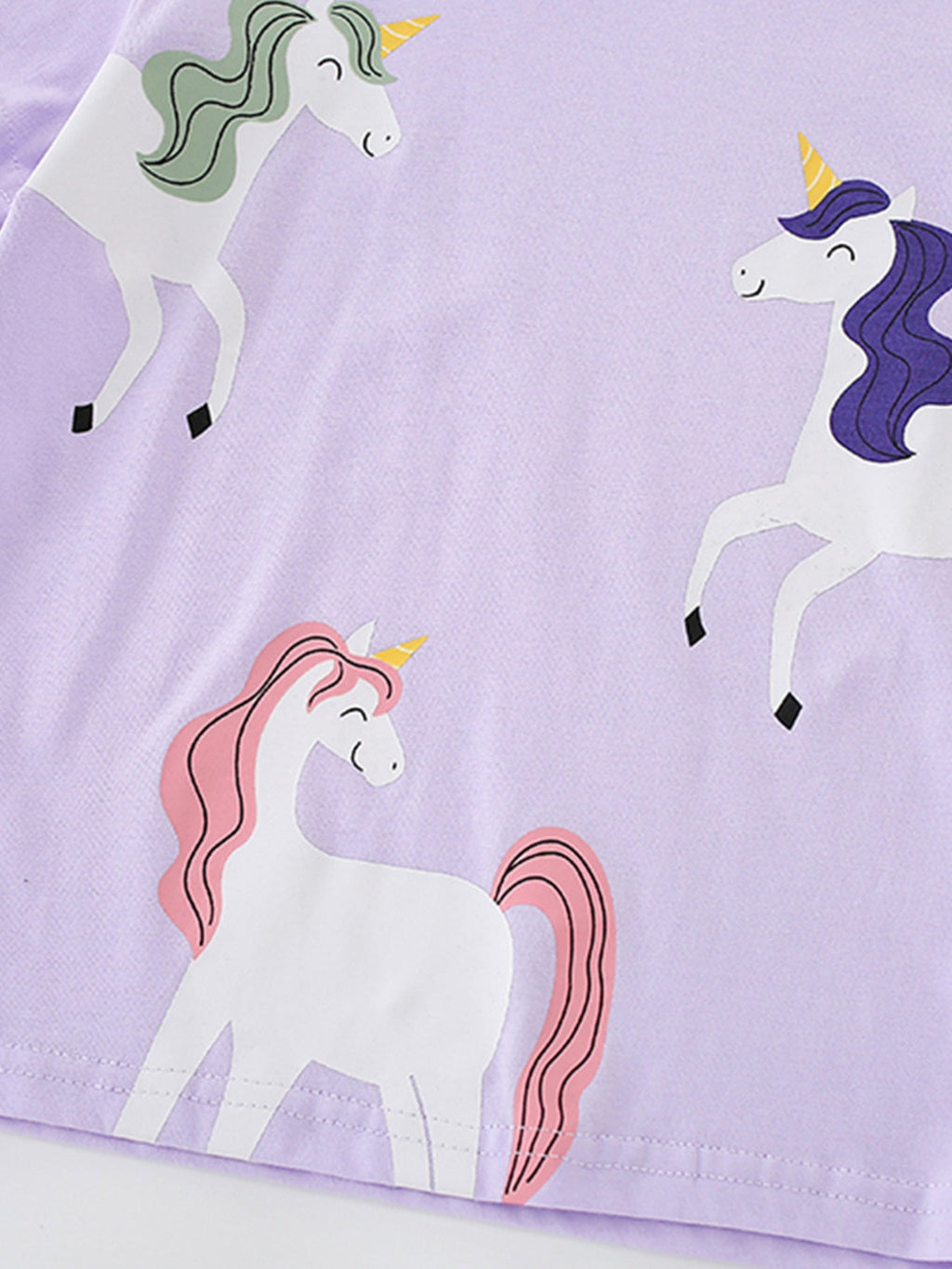 Children's Unicorn Graphic Short Sleeve T-Shirt