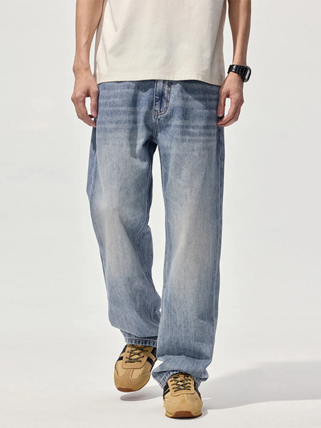 Men's Wash Relaxed Fit Jeans