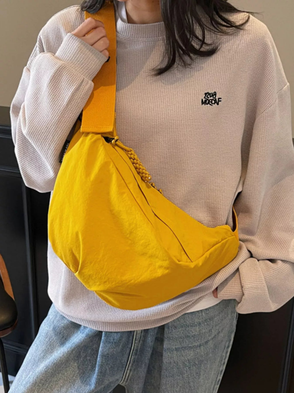 Casual Lightweight Nylon Sling Bag