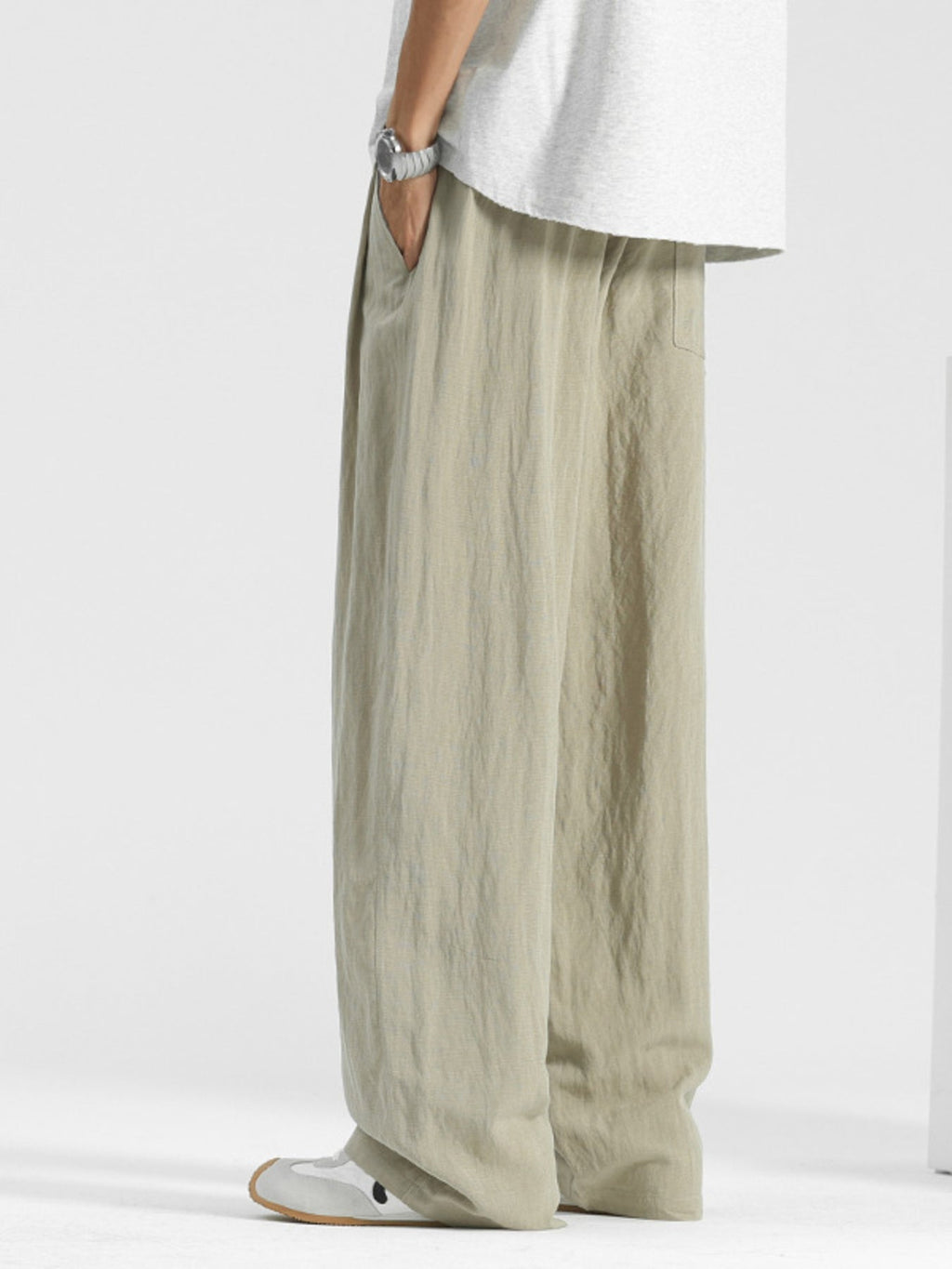 Men's Plus Size Loose Fit Drawstring Pants