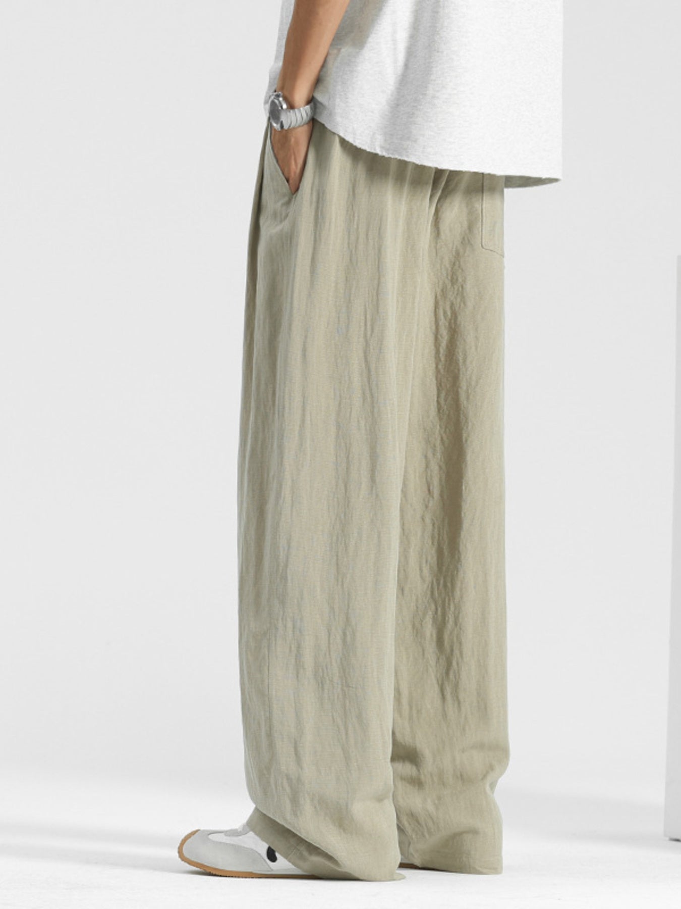 Men's Plus Size Loose Fit Drawstring Pants