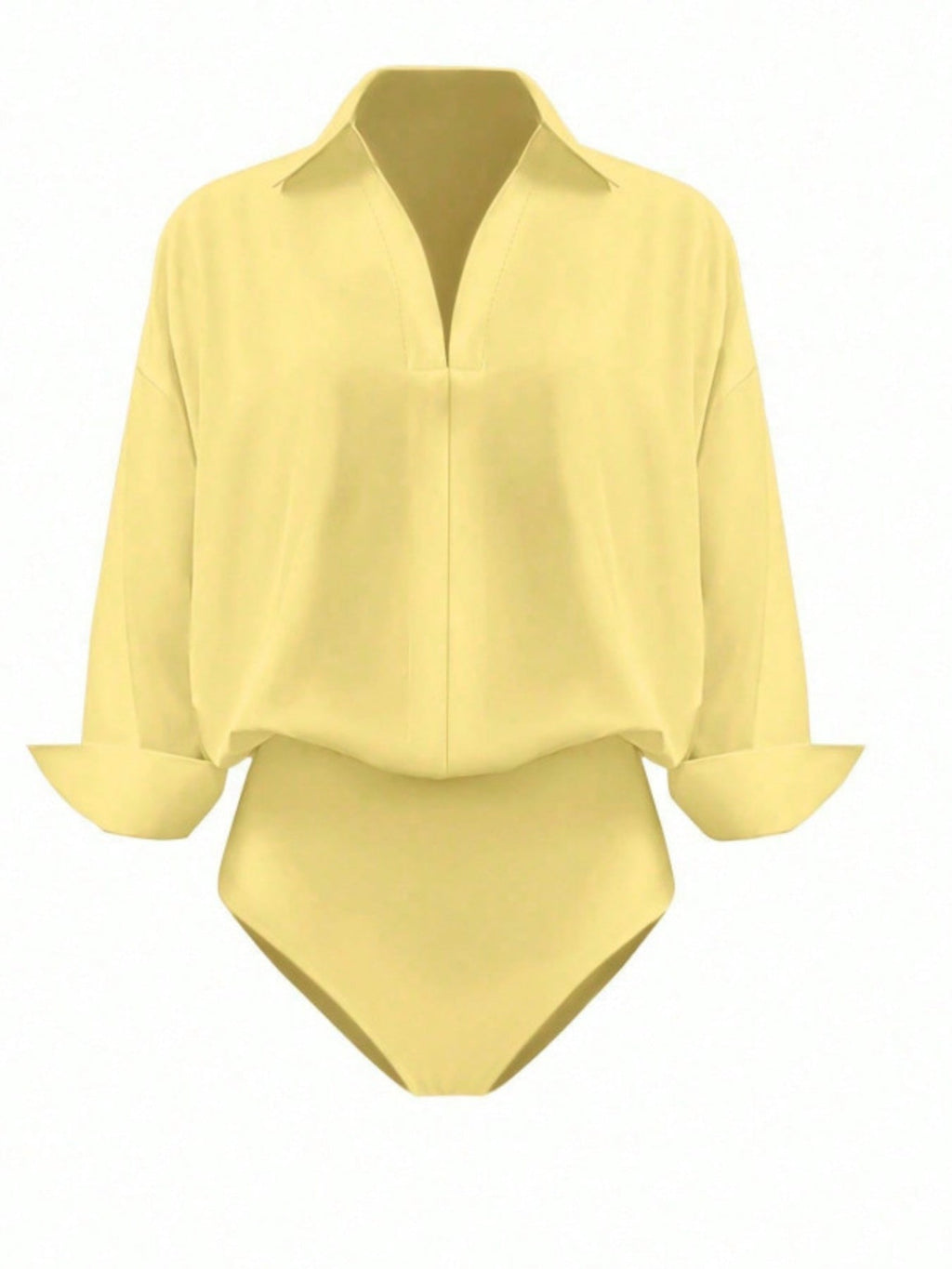 Button-Down Long Sleeve Bodysuit