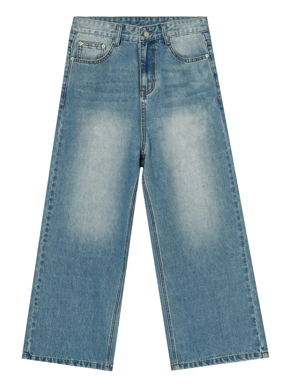Wide Leg Jeans with Pockets