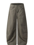 Men's Wide Leg Washed Jeans