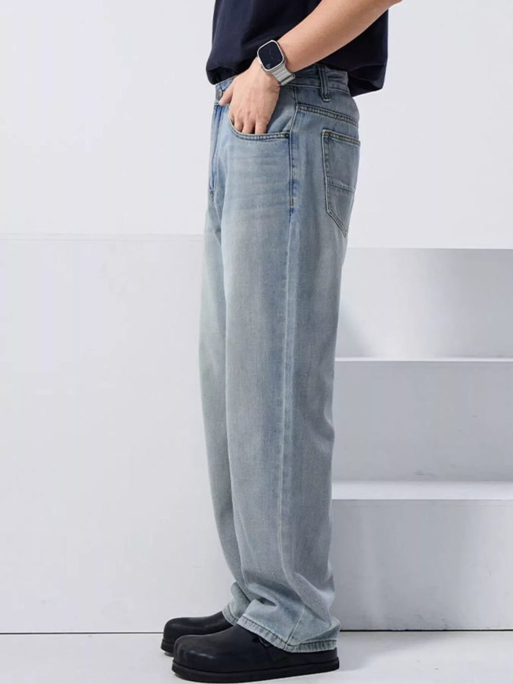 Men's Wash Relaxed Fit Jeans