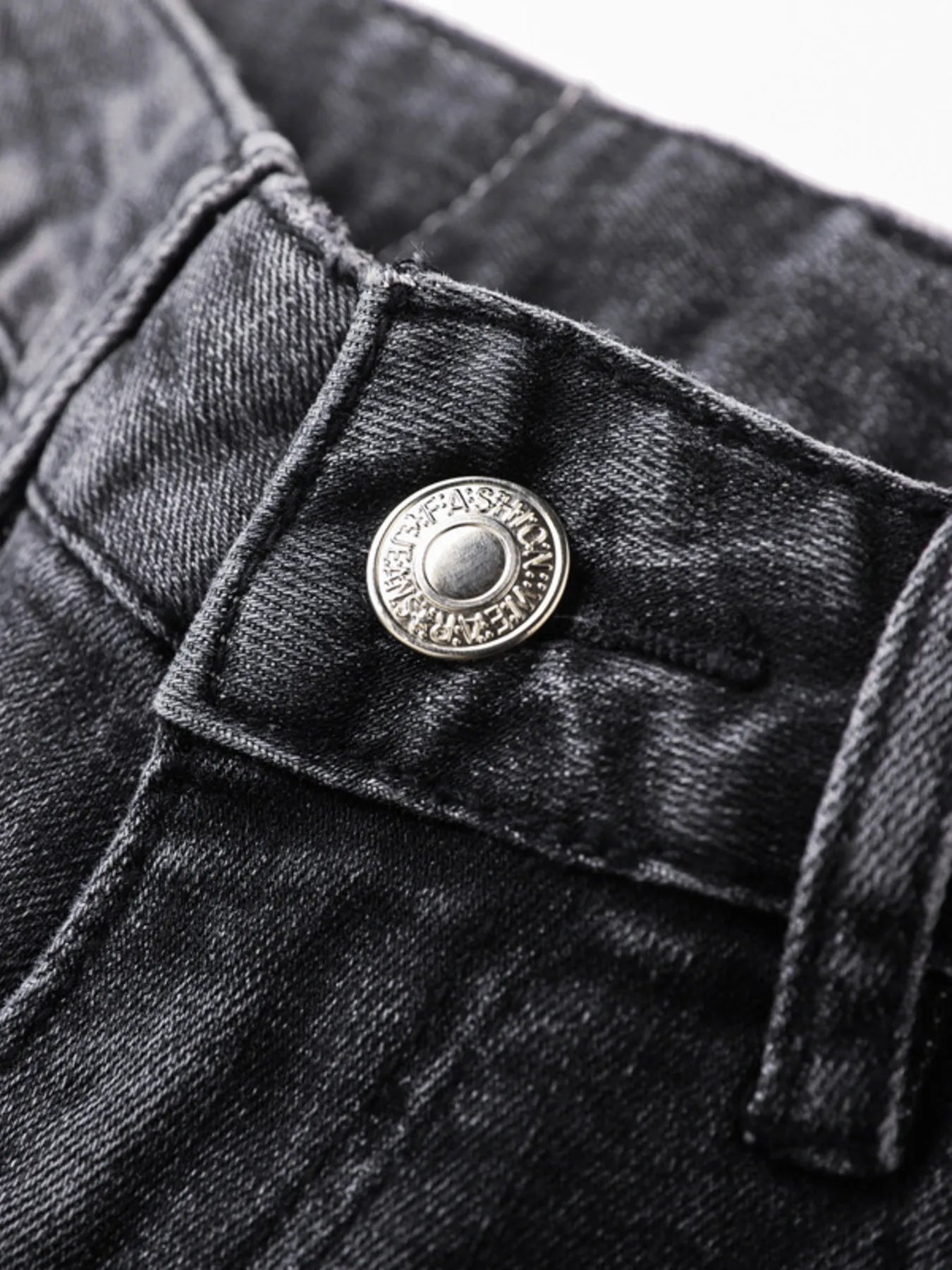 Men's Distressed Slim Fit Ripped Jeans