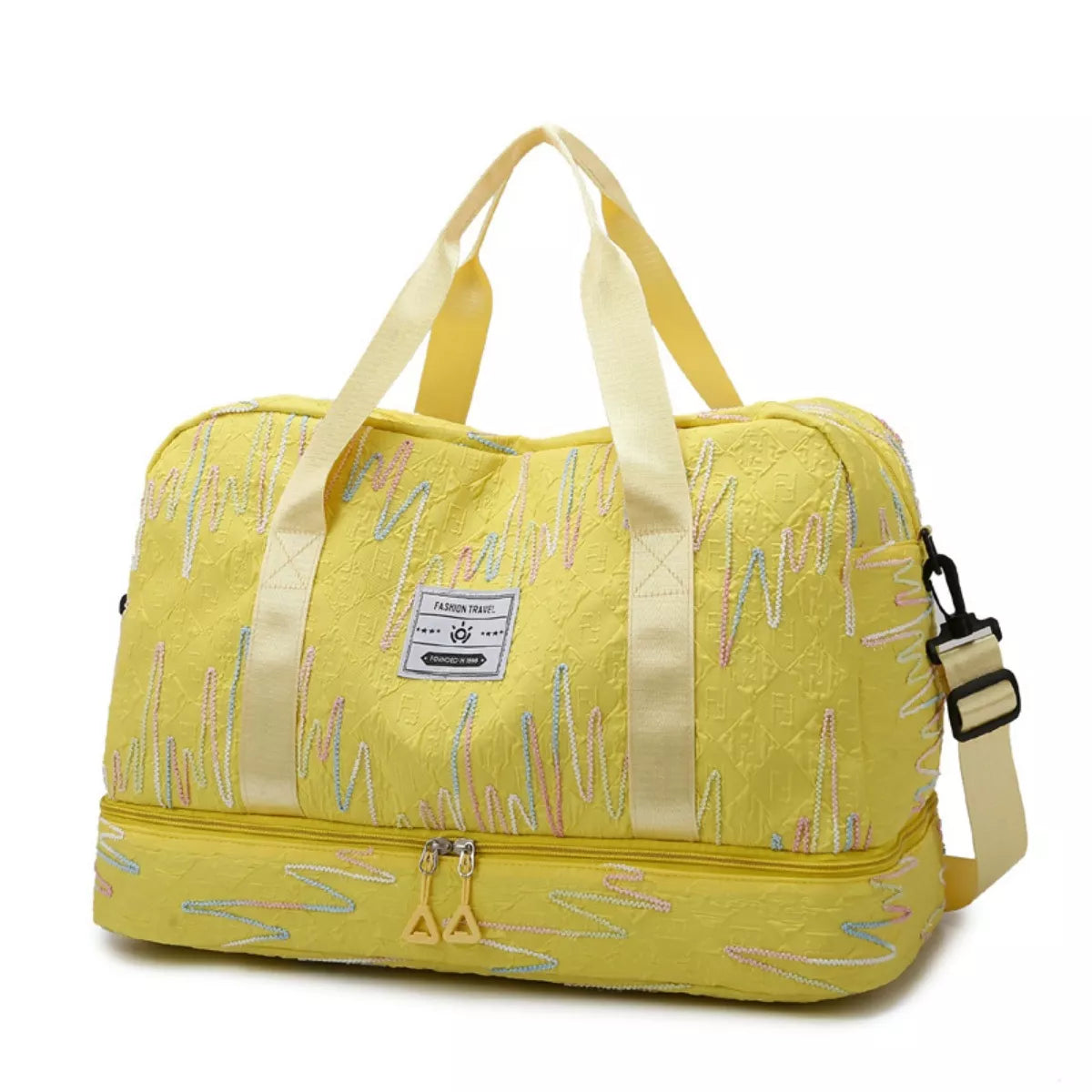 Textured Duffel Bag