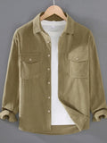 Men's Plus Size Button Down Collared Neck Shirt