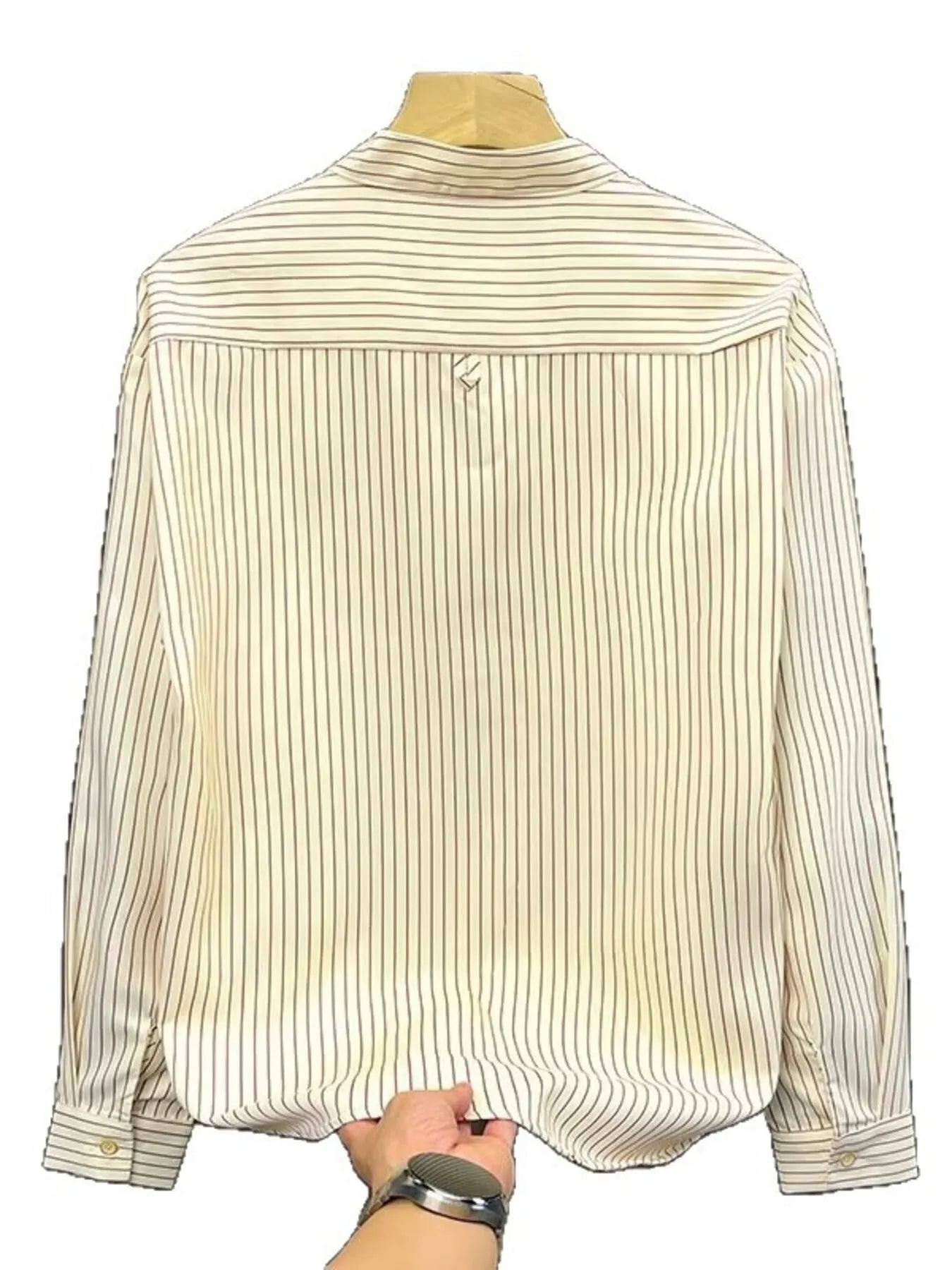 Men's Striped Button-Down Shirt