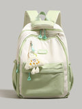 Lightweight Color Block Backpack Bag