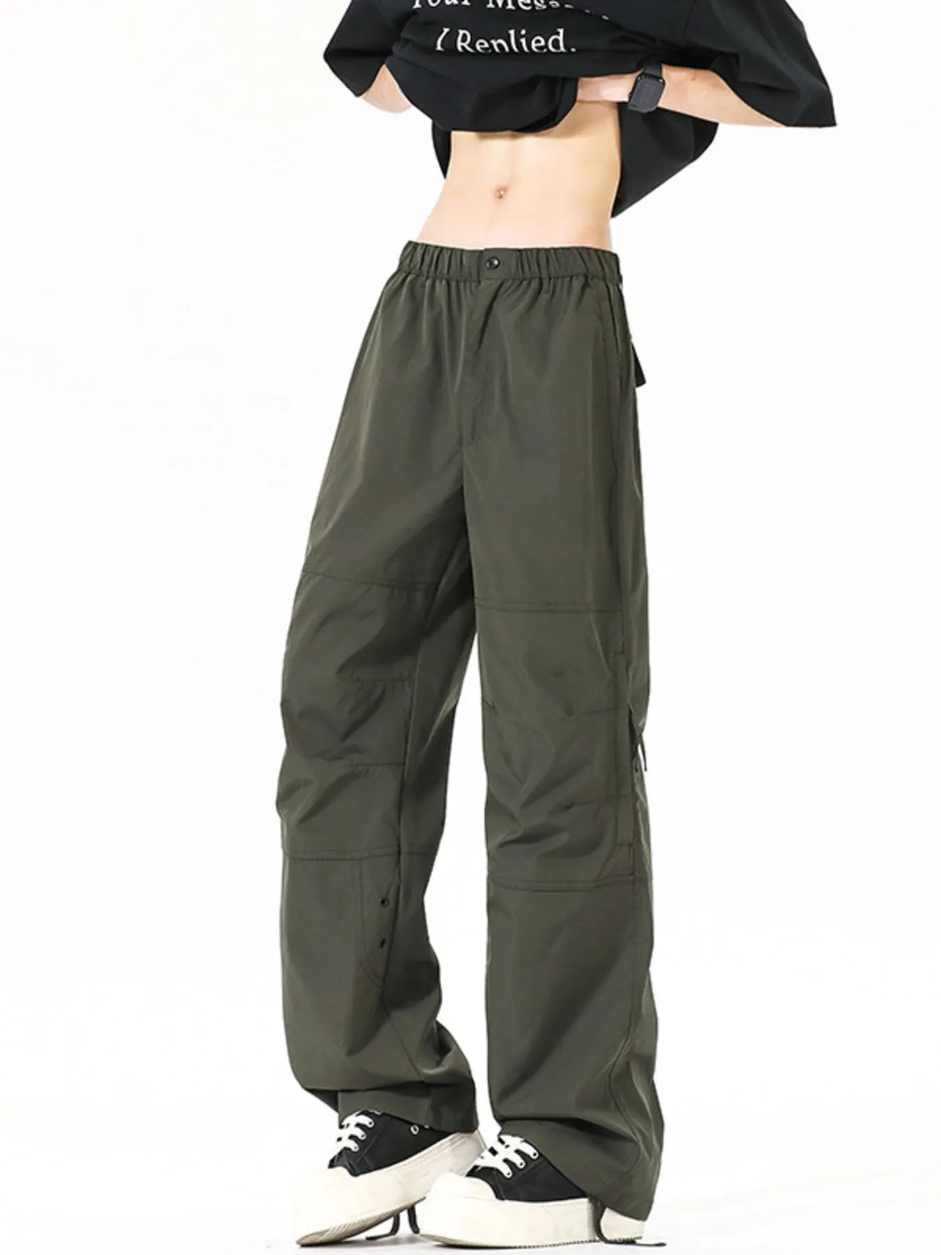 Men's Full Size Loose Fit Cargo Pants Plus Size