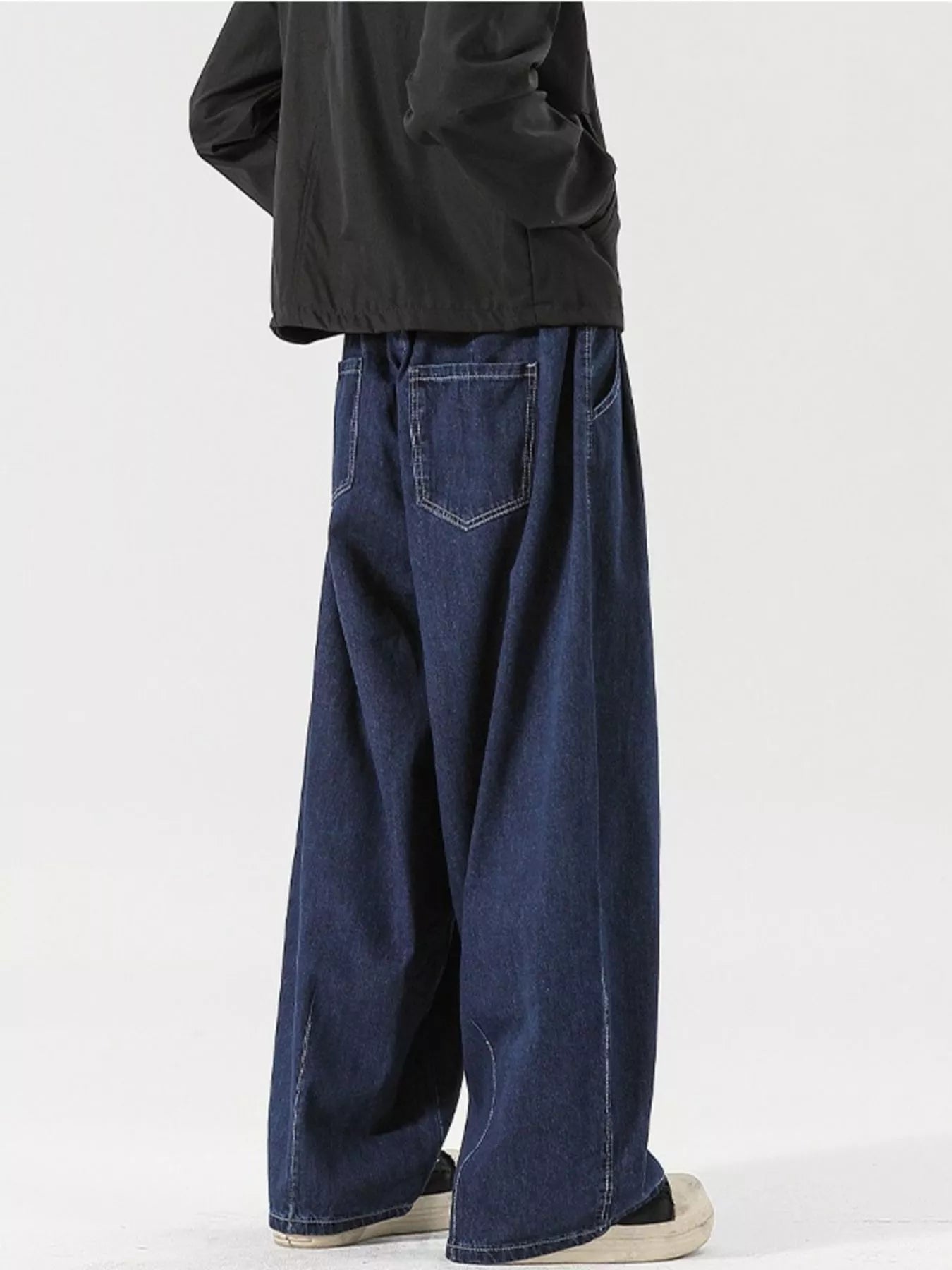 Men's Drawstring Loose Fit Jeans