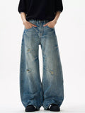 Men's Distressed Loose Fit Jeans